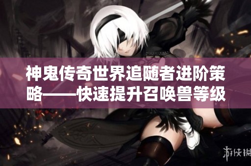 神鬼传奇世界追随者进阶策略——快速提升召唤兽等级的实用技巧