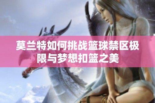 莫兰特如何挑战篮球禁区极限与梦想扣篮之美