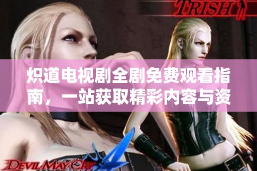 炽道电视剧全剧免费观看指南，一站获取精彩内容与资源