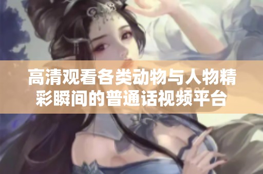 高清观看各类动物与人物精彩瞬间的普通话视频平台