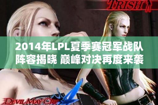 2014年LPL夏季赛冠军战队阵容揭晓 巅峰对决再度来袭