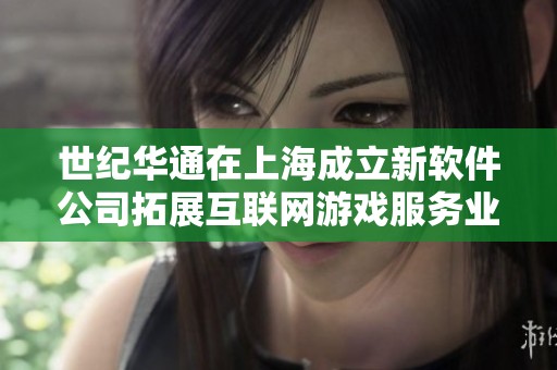 世纪华通在上海成立新软件公司拓展互联网游戏服务业务