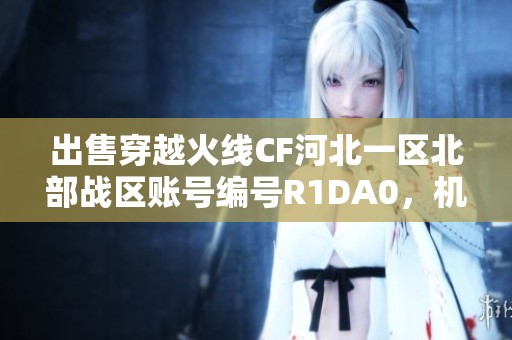 出售穿越火线CF河北一区北部战区账号编号R1DA0，机会难得！