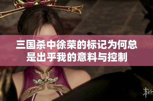 三国杀中徐荣的标记为何总是出乎我的意料与控制