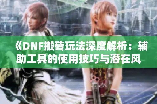 《DNF搬砖玩法深度解析：辅助工具的使用技巧与潜在风险》