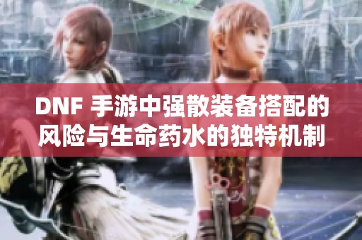 DNF 手游中强散装备搭配的风险与生命药水的独特机制分析