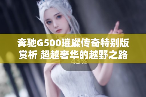 奔驰G500璀璨传奇特别版赏析 超越奢华的越野之路