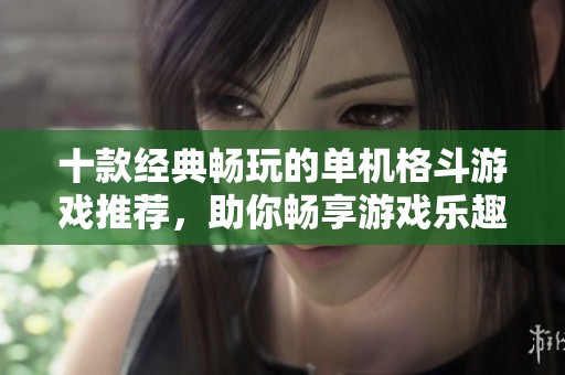 十款经典畅玩的单机格斗游戏推荐，助你畅享游戏乐趣
