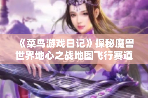 《菜鸟游戏日记》探秘魔兽世界地心之战地图飞行赛道攻略