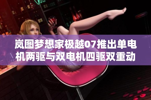 岚图梦想家极越07推出单电机两驱与双电机四驱双重动力选择