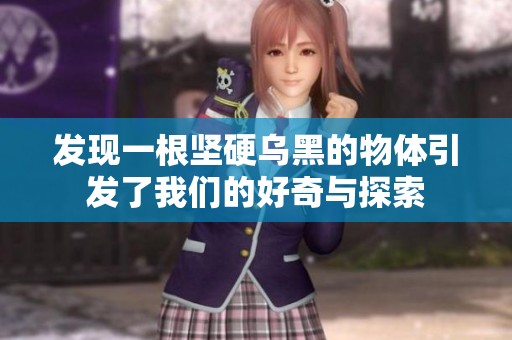 发现一根坚硬乌黑的物体引发了我们的好奇与探索