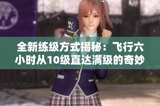 全新练级方式揭秘：飞行六小时从10级直达满级的奇妙体验！