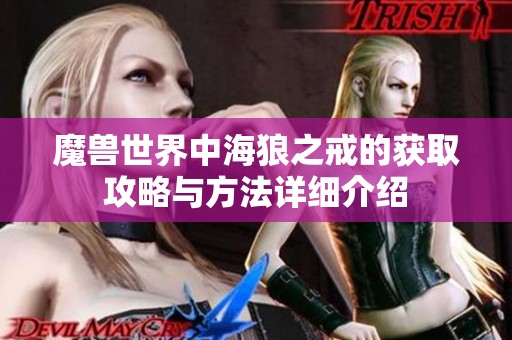 魔兽世界中海狼之戒的获取攻略与方法详细介绍