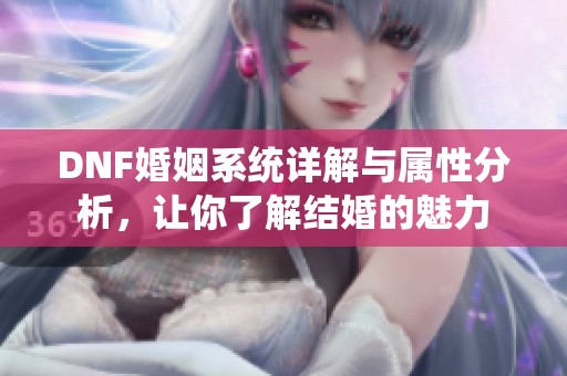 DNF婚姻系统详解与属性分析，让你了解结婚的魅力
