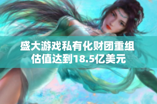 盛大游戏私有化财团重组 估值达到18.5亿美元