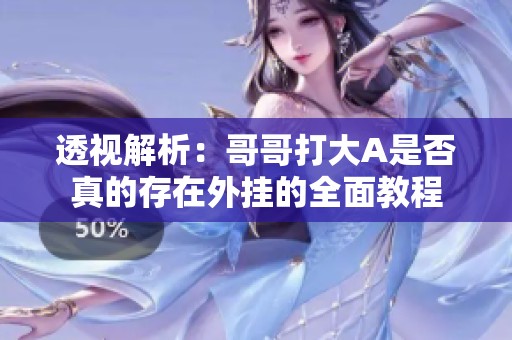 透视解析：哥哥打大A是否真的存在外挂的全面教程
