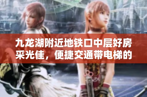 九龙湖附近地铁口中层好房采光佳，便捷交通带电梯的优质商品住宅