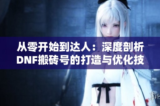 从零开始到达人：深度剖析DNF搬砖号的打造与优化技巧
