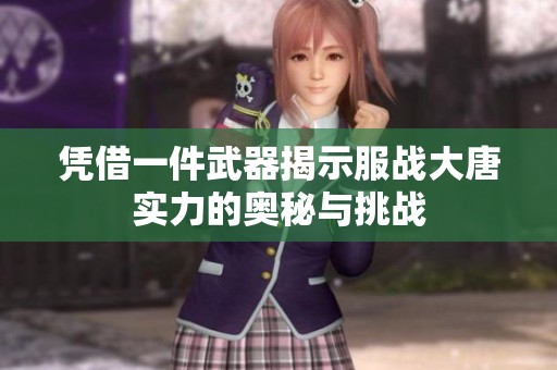 凭借一件武器揭示服战大唐实力的奥秘与挑战