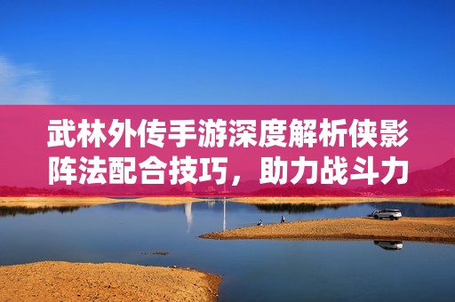 武林外传手游深度解析侠影阵法配合技巧，助力战斗力提升