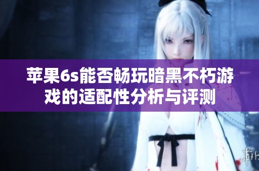 苹果6s能否畅玩暗黑不朽游戏的适配性分析与评测